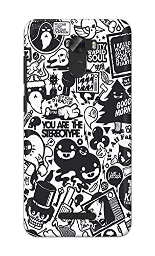 Image of Printed Hard Back Cover Case for Gionee A1 Lite Back Cover (Mixed Cartoon) -1302