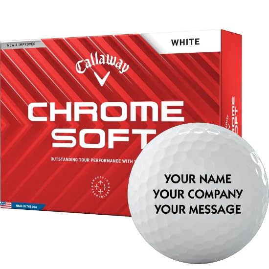 2024 Callaway Golf Chrome Soft Personalized Golf Ball