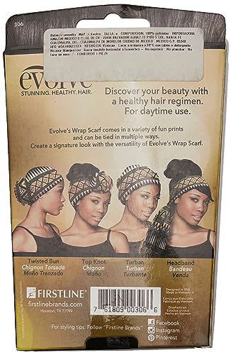 Evolve Multi-colored Tribal Print Spring Scarf - Cotton/Polyester/Rayon - Unisex - Fashion-conscious Adults3