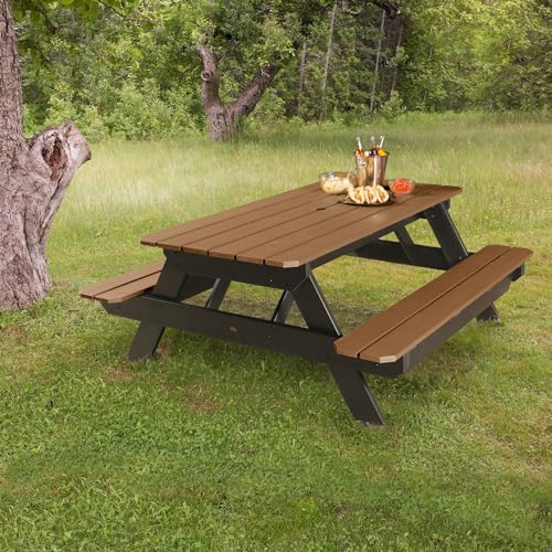 Highwood Hometown Picnic Table, 6 Foot, Saddle