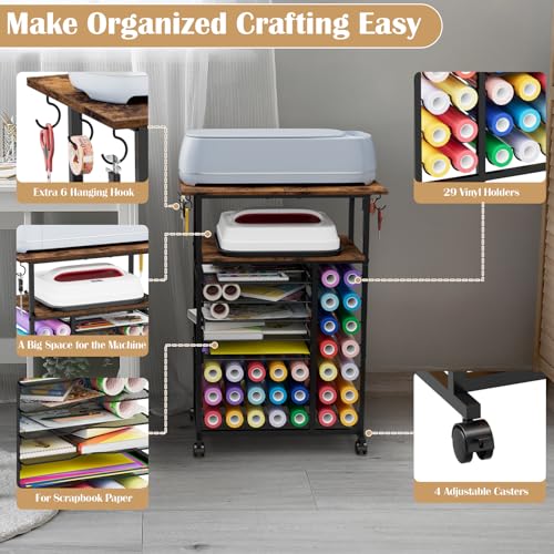 Image of Craft Organizers and Storage Compatible with Cricut Machine