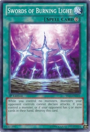 Yu-Gi-Oh! - Swords of Burning Light (YS13-EN021) - Super Starter: V for Victo...