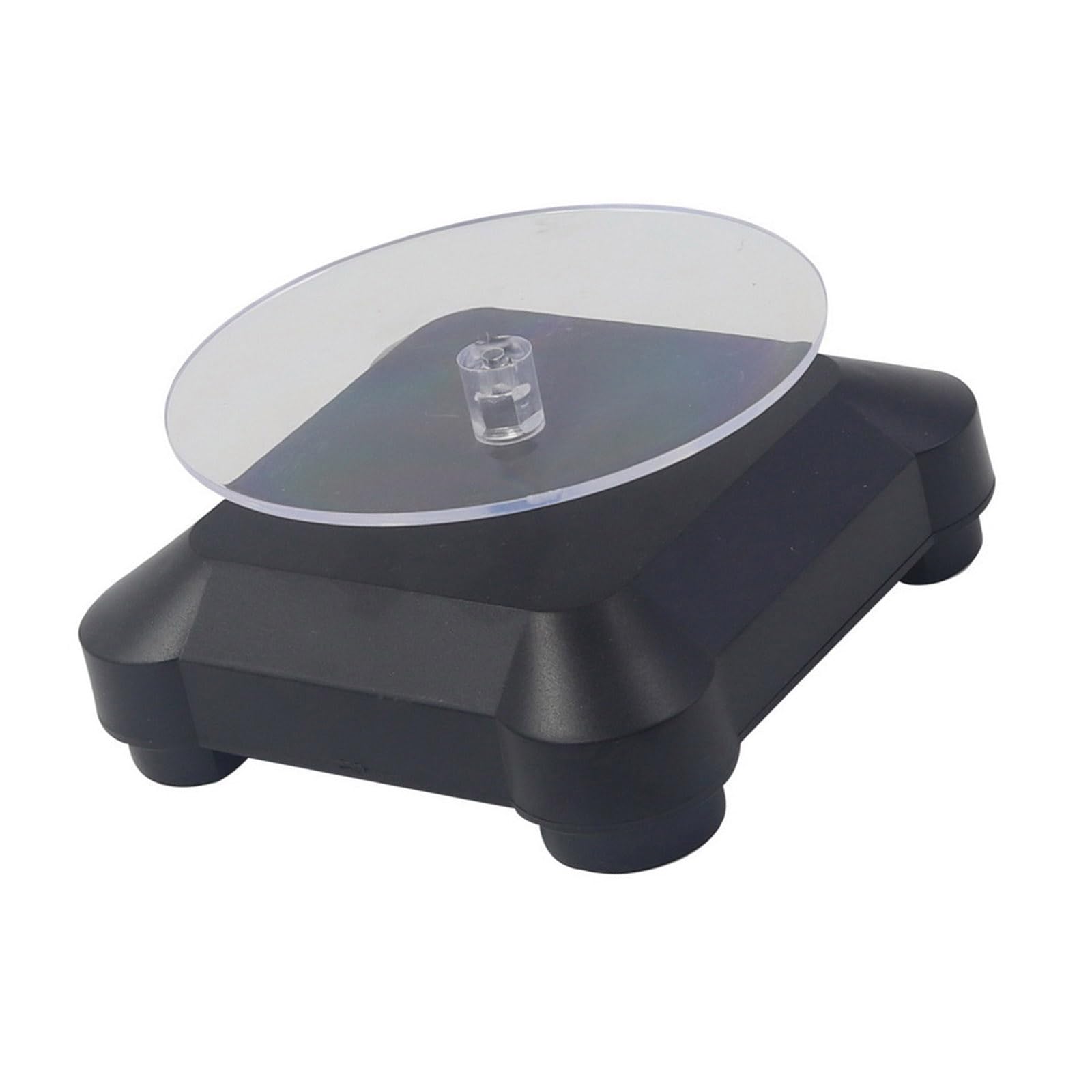 Tsophreniq 360 Degree Rotating Display Stand for Collectible Figurines and Miniature Model with Quiet Motor for Action Figure Model Display Holder