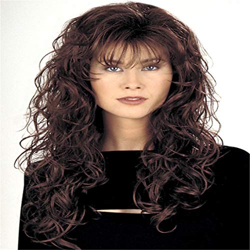 FCXBQ Longlove Copper Red Hair Cartoon Character Halloween Masquerade Big Wig Wave (SY9003)