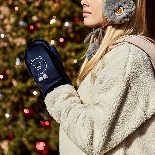 KAKAO FRIENDS Official- Women's Faux Fur Cuff Winter Mittens3