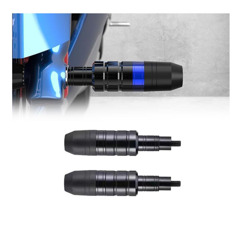 SSYYSS Motorcycle Crash Bobbins Frame Sliders Protectors Pads for Peugeot Metropolis 400i RS,Engine Stator Fairing Guard Falling Protection,Motorbike Accessories Replacement,Black