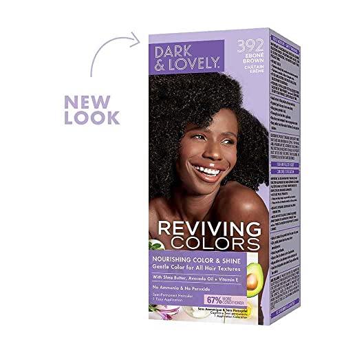 Dark and Lovely Reviving Color 392 Ebone Brown - 3 Pack miniatura 3