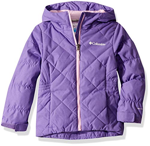 Columbia Girls' Big Casual Slopes Jacket, Grape Gum Heather, Medium