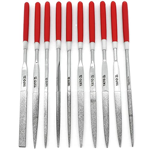 DIAMOND NEEDLE FILE SET 10PCS 3x140x50