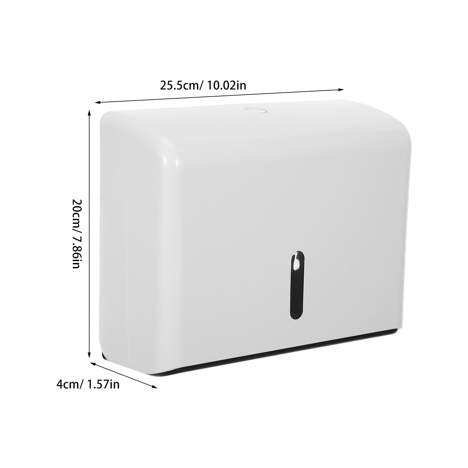 Dispenser di asciugamani di carta da parete - Dispenser di asciugamani di carta professionali senza foratura - Porta tovaglioli per bagno, cucina e toilette, bianco