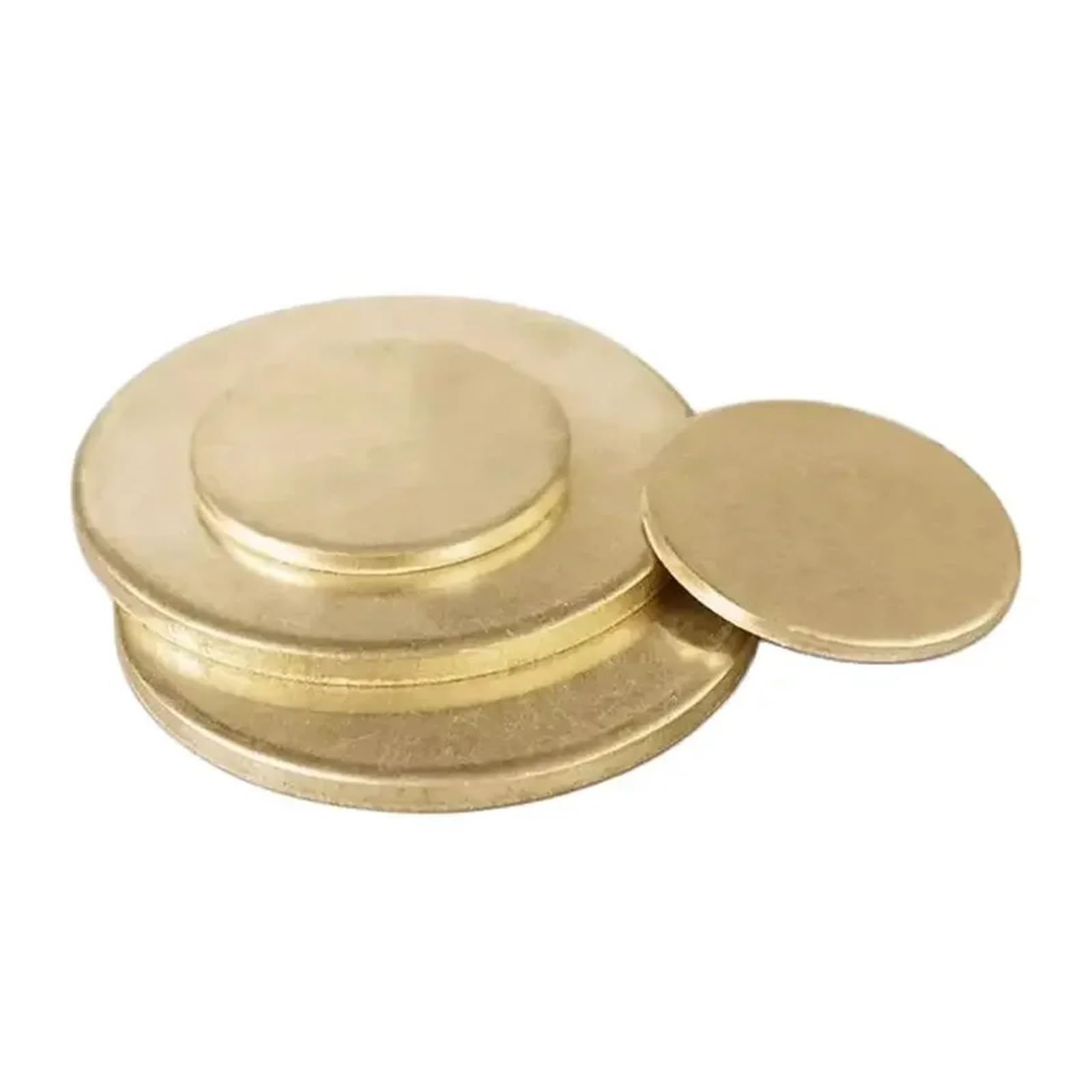 Messingblech Rund Messingblech, runde, massive Scheibe, gelbe Platte(Thickness 2mm 1pc,Diameter 130mm)