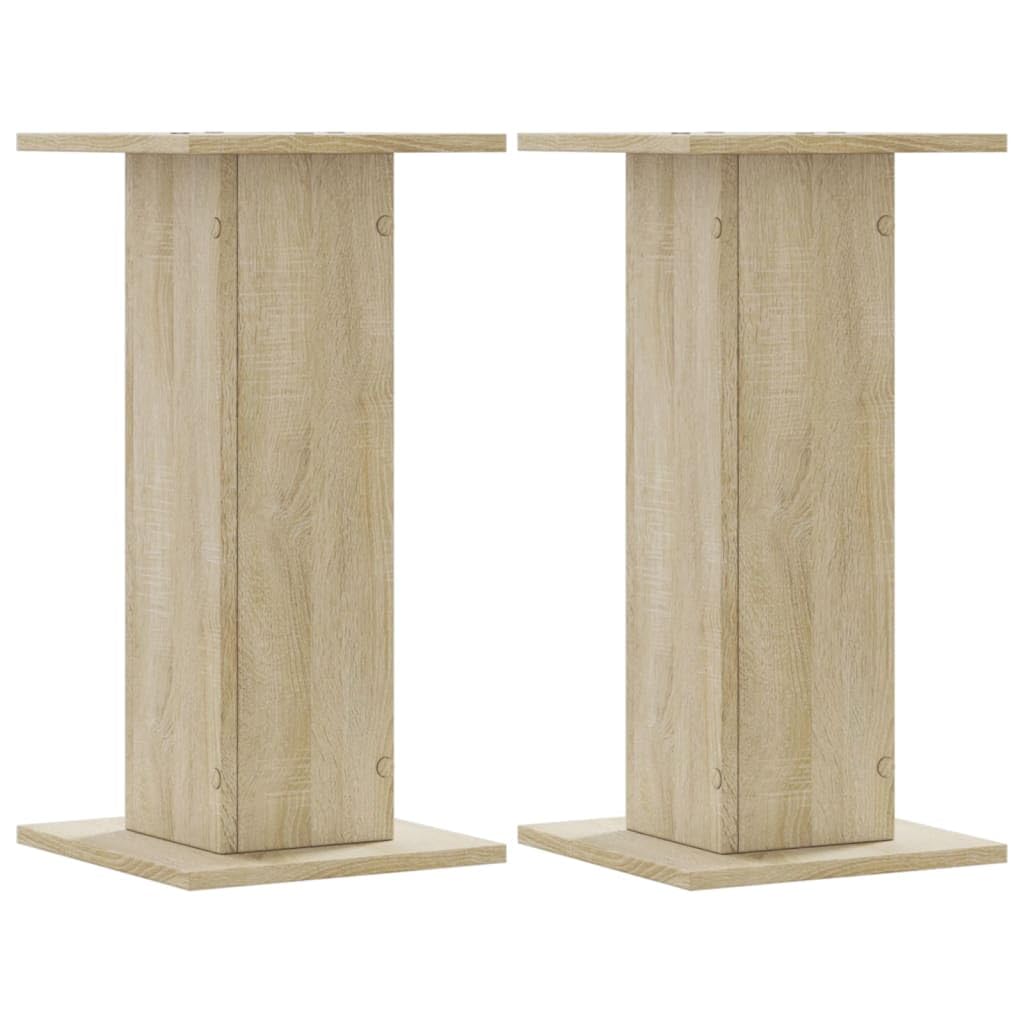 vidaXL Plant Stands 2 pcs Sonoma Oak 30x30x60 cm Engineered Wood โ image 1