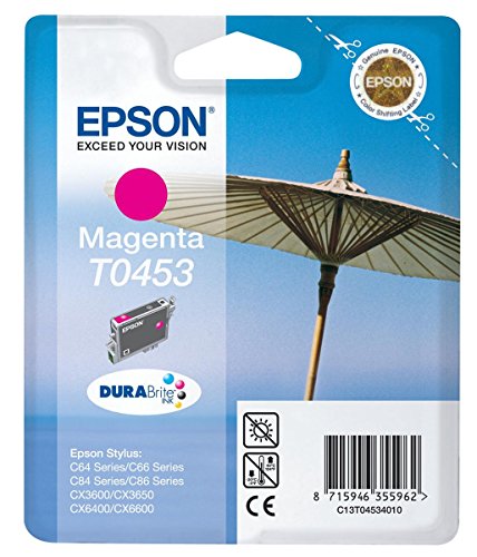 Cartouche Epson T0453 magenta haute fidélité pour des impressions Stylus CX6600 nettes et durables