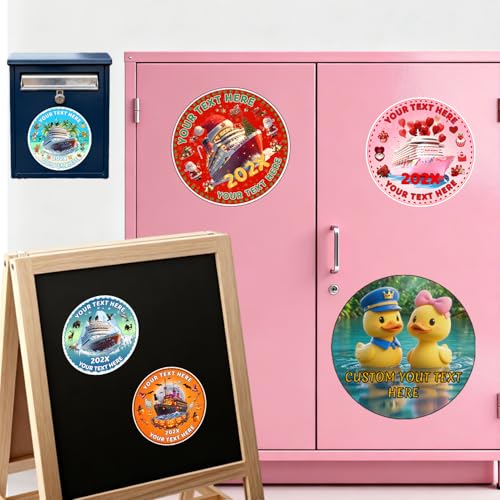 Imán decorativo redondo para puertas de crucero miniatura 7