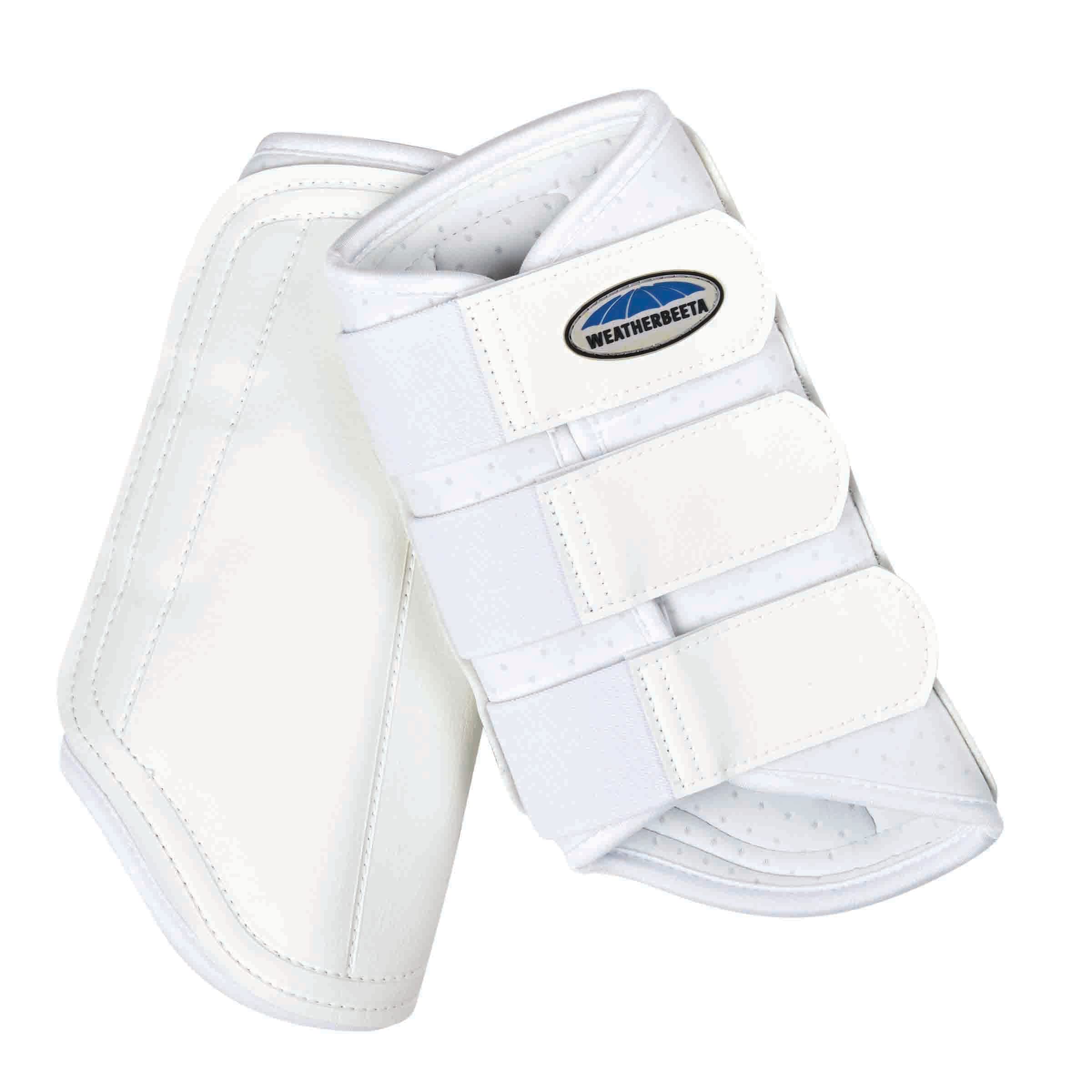 WeatherBeeta Single Lock Brushing Boots, White, Pony — image 1