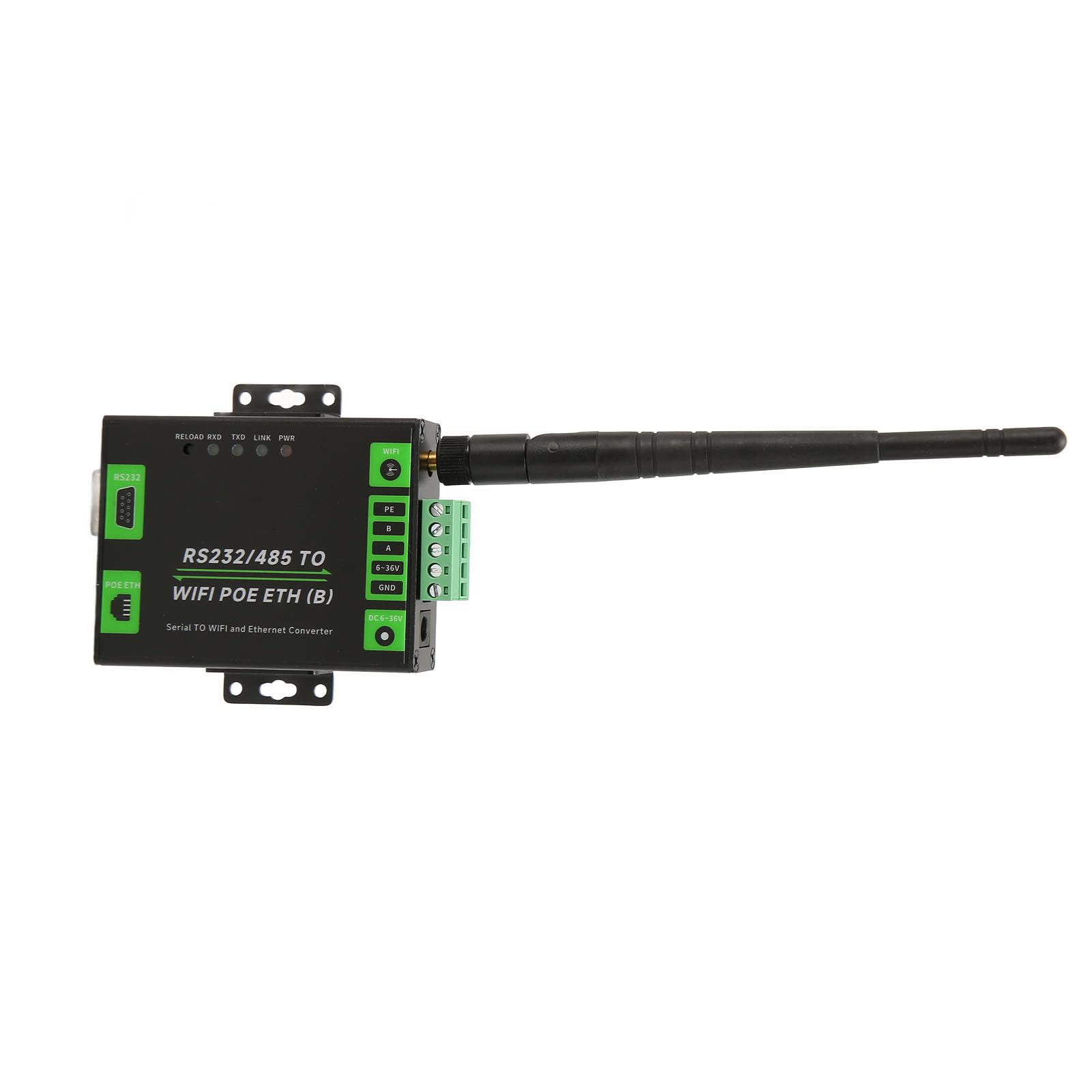 Industrial RS232/RS485 serwer szeregowy do WiFi/Ethernet z wielofunkcyjnymi rozwiązaniami IoT