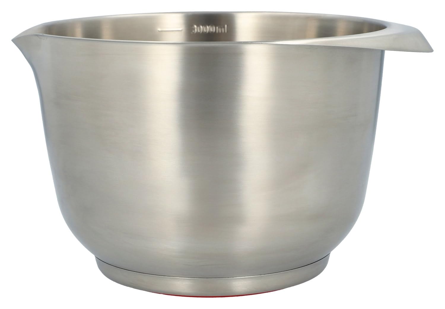 Birkmann, Premium Baking, Rühr- und Servierschüssel, 3,0 Liter, 14,1 x 24 cm, Schüssel Edelstahl, mit Skalierung und Anti-Rutsch-Ring, matt, 708594