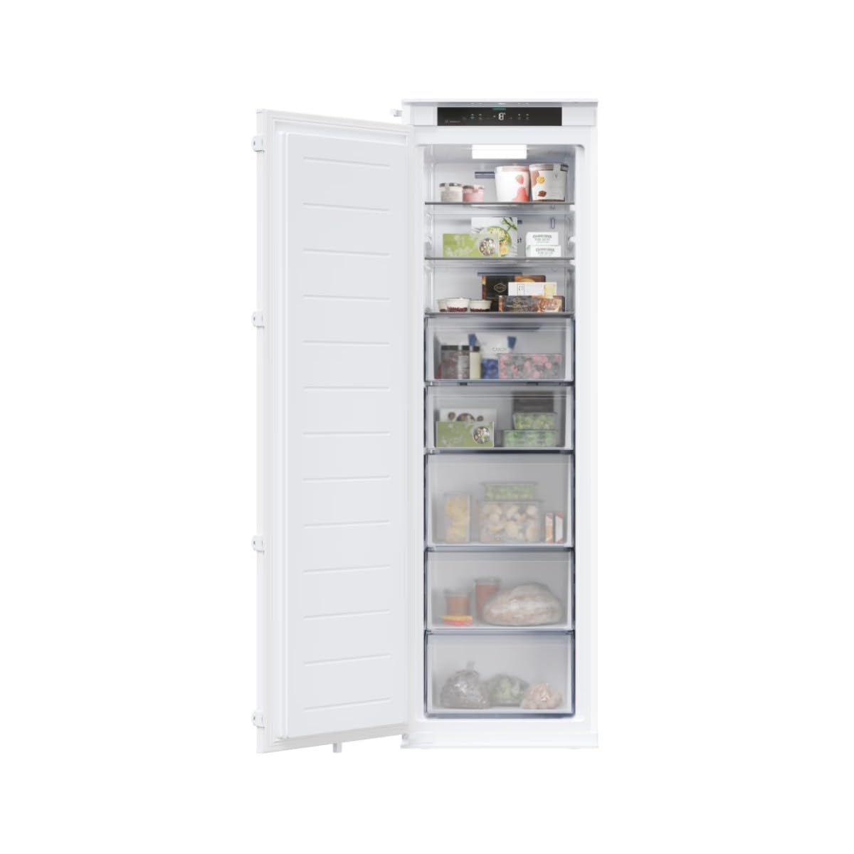 Congélateur Vertical Encastrable Candy 220L Blanc - CMT5518EVWF