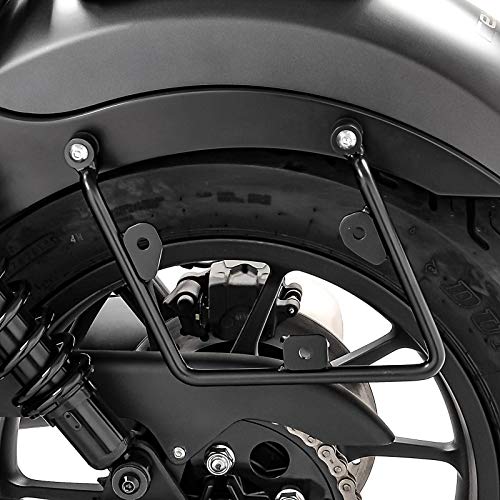 Set 2X Seitenkoffern mit Halter kompatibel mit Honda Rebel 500 CMX 17-25 Nevada
