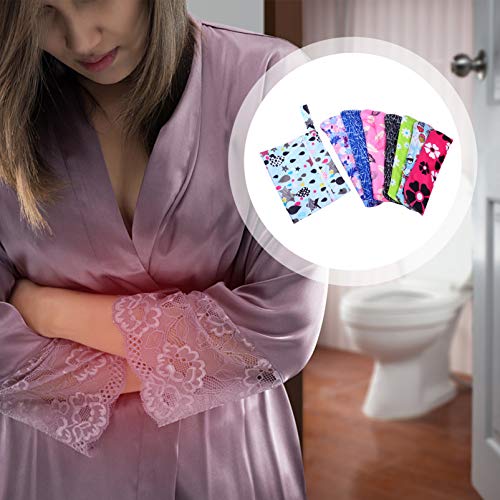 EXCEART 1 Conjunto de Absorventes Higiênicos Reutilizáveis ??Panos Laváveis ??Absorventes Menstruais