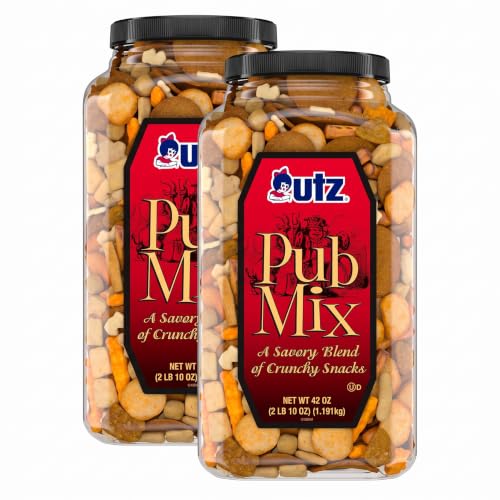 Utz Pub Mix,42 Oz. Barrel,Savory Snack Mix...