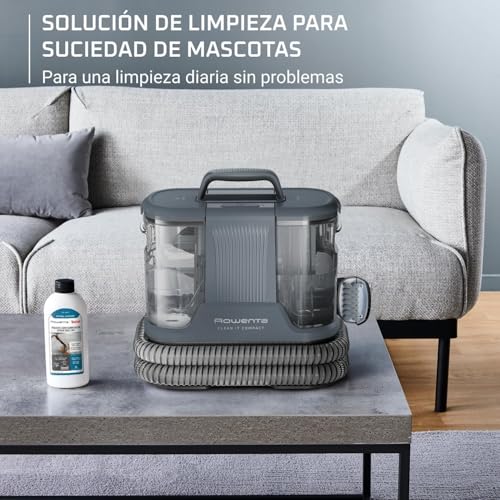Miniatura 3 de Rowenta Clean It Compact, Aspiradora tapicerías 400W, 3 Acc, Hasta 11,5 Kpa | Limpieza rápida de derrames y manchas, Potente succión, Portátil, Compacto, Ideal para suciedad de mascotas, IN3011