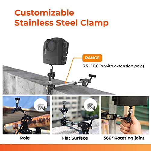 Image of Brinno BCC2000 Plus 4-Pack Construction Camera Bundle | Includes: Full HD TLC2000 Time Lapse Camera, 32-ft Extender Kit, Clamp Mount & Waterproof Case | Cameras for Jobsites | 1-Year Battery | 4-Pack