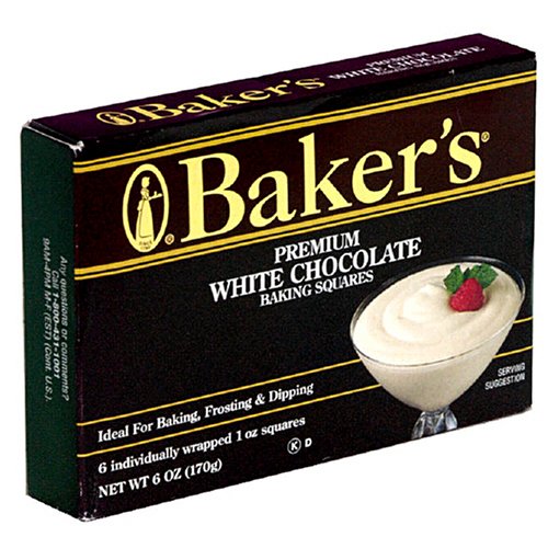 Baker's Premium White Chocolate Baking Squares, 6 oz Grocery & Gourmet Food
