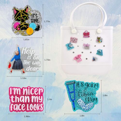 Nurse Charms compatible for Bogg Bags Accessories Decoration fits for Simply Southern Beach Totes3