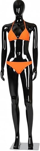 Miniatura 2 de Maniquí femenino de cuerpo completo  Forma de vestido ajustable de 72.8 pulgadas de alto con pecho grande, partes desmontables, cabeza de huevo,