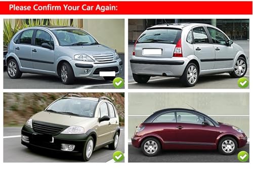 Garnitures poignées porte voiture chromées pour Citroën C3 Mk1 4 portes - 5