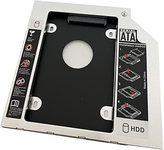 DY-tech 2nd SATA Hard Drive HDD SSD Caddy Adapter for HP ProBook 445 450 470 G1 G2 UJ8C2 440 455 G0 - GU90N