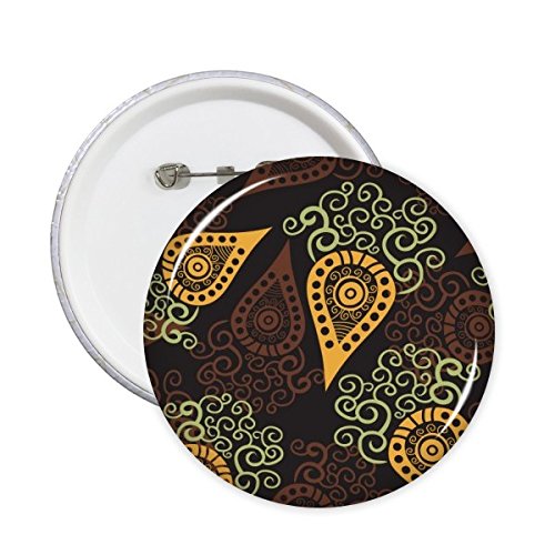 Badge à épingle radis motif répété art grain illustration XXL