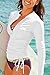 Labelar Womens Swim Shirt Long Sleeve UV Protection Rush Guard Top Swimming Dress