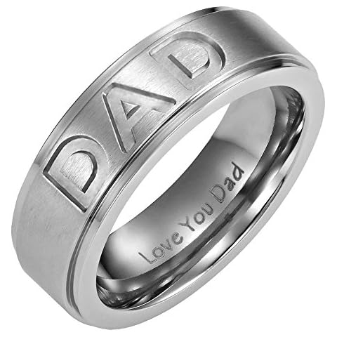 Willis Judd Men's Engraved Titanium Ring Cover