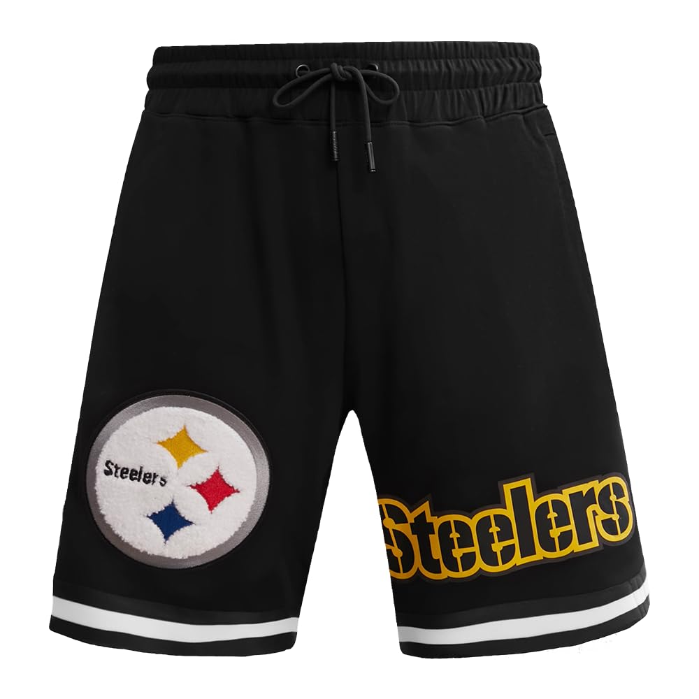Pro Standard Mens NFL San Francisco 49Ers Classic Chenille Athletic Short Black M