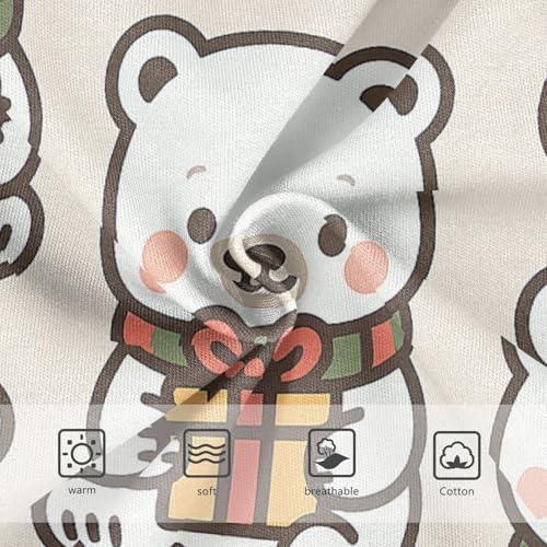 Girls' Panties Breathable Underwear for Baby Girls Polar Bear Seamless3