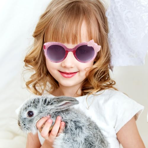 SOIMISS Óculos De Sol Bowknot Óculos De Sol De Desenho Animado Plástico Bowknot Lembrancinhas Para C