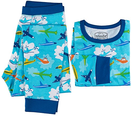 Trimfit Boys' Boys Organic Cotton 2-Piece Long Sleeve Dreamwear Pajama Set2
