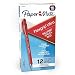 Paper Mate Flexgrip Ultra Stick Ballpoint Pens, Medium Point, Red Ink, 12-Pack