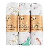 70% bambú + 30% algodón: las toallas de muselina están hechas de 70% bambú + 30% algodón. Tiene la suavidad de las fibras de bambú y la delicada comodidad del algodón. Tiene una mano muy suave y es más amigable con la piel sensible de los niños.