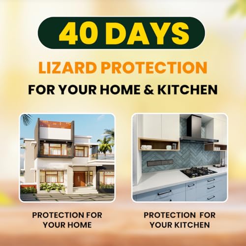Image of Lizard Repellent Spray, 250ml - 45-Day Herbal Protection, Non-Toxic, Baby & Pet-Safe, Monsoon-Proof for Walls, Kitchen, Garden | Made in India with Neem, Lemongrass & Mint (Lizard Repellent Spray 250ml)