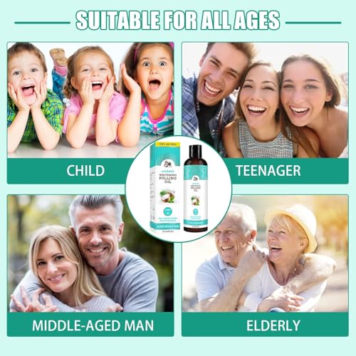 Natürliches Kokosöl Mundspülung Mit Zungenschaber & Bambuszahnbürste 8 Fl.oz Mundwasser Mit Kokosnuss & Pfefferminzöl Mundziehöl Alkoholfreies Mundgeruch Bekämpfen Frischer Atem Zahnaufhellung(237ml) – Bild 8