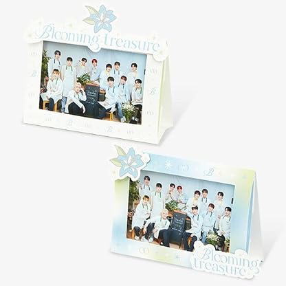 TREASURE BLOOMING PHOTO STAND SET ( VER.1 + VER.2 - SET. ) ( 2ea Photo Stand Frame+2ea Photo Set(1set 16ea) ) SEALED por Treasure, capa do álbum
