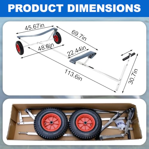 DaisyInner Boat Launching Dolly