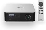 WiiM Amp Ultra with Voice Remote 2 | 100W Streaming Amplifier with Premium ESS ES9039Q2M DAC & Dual TI TPA3255 Amps | Built-in RoomFit EQ & Touchscreen | HDMI ARC, Optical, RCA Inputs | Space Gray