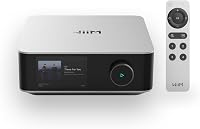 WiiM Amp Ultra 100W Streaming Amplifier with Voice Remote, ESS ES9039Q2M DAC, RoomFit EQ, Touchscreen & HDMI ARC - Silver