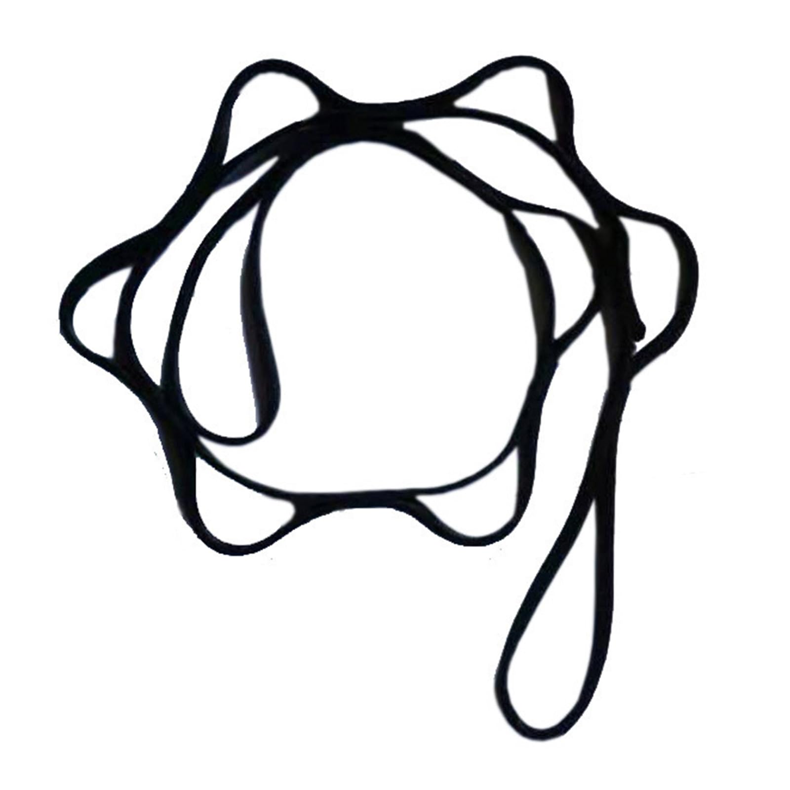 Cinghia di stretching professionale per pilates, lunghezza 110 cm, carico 150 kg, cinghia regolabile in nylon a catena, fettuccia elastica per fitness aereo