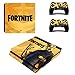 Produktbild Playstation 4 Battle Royal Midas Yellow Console Skin, Decal, Vinyl, Aufkleber, Faceplate - Konsole und 2 Controller - Schutzhülle PS4 Slim