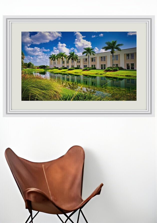 JVERF - JZZJ11999 USA Houses International University Florida Miami| Self-Adhesive Painting | Frameless